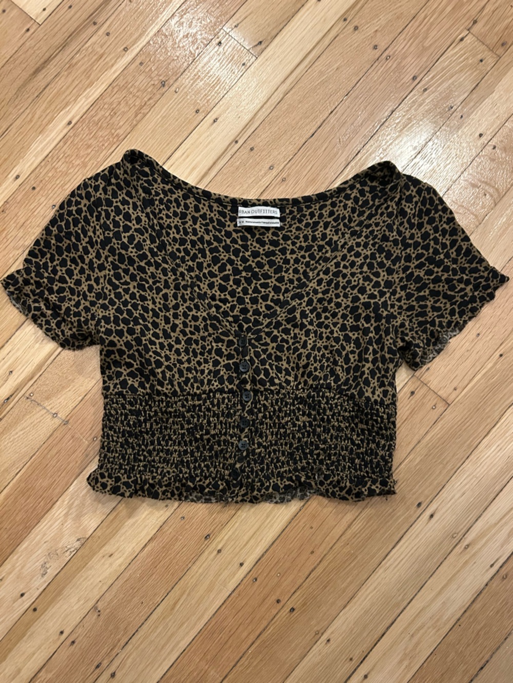 Urban Outfitters cheetah print top
